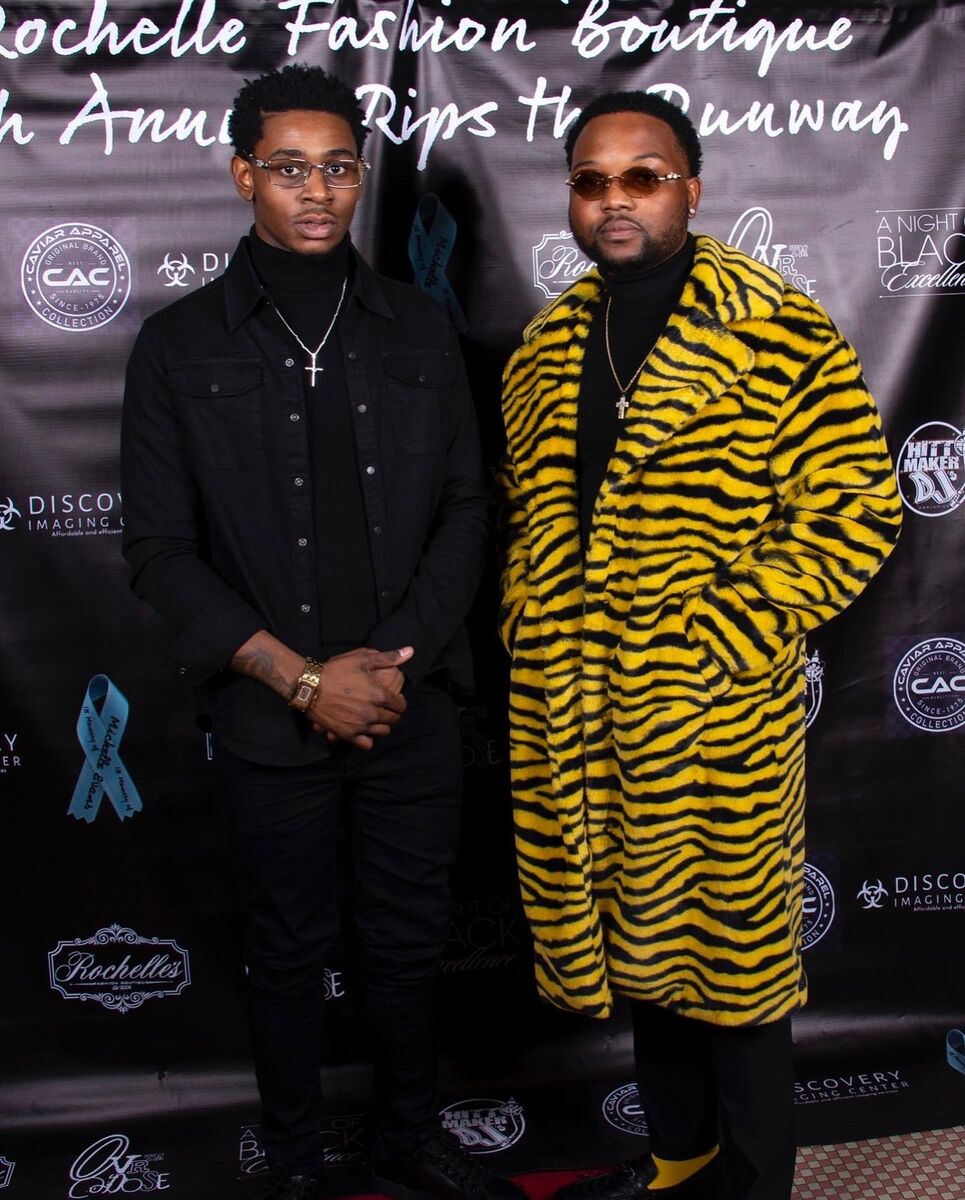 Guests posing together at Rochelle Fashion Boutique&rsquo;s event