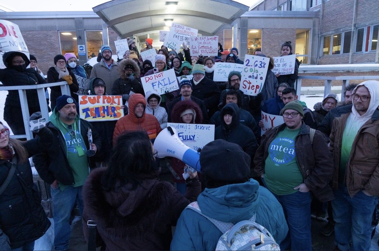 A large group gathered for a Milwaukee community initiative