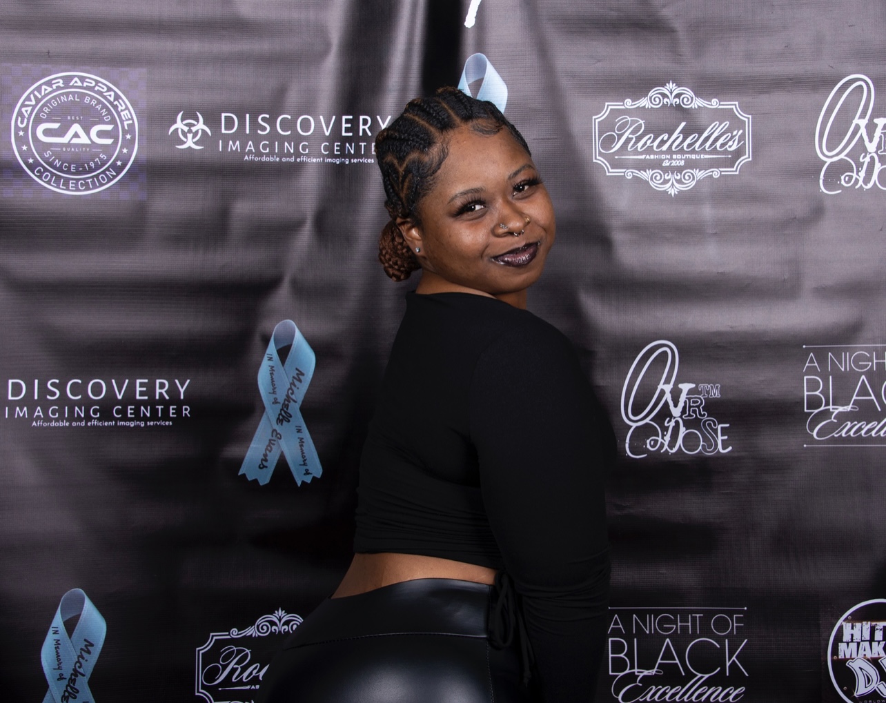 Kay Kay, founder of Suite 444, at the Rochelle Fashion Boutique Rips the Runway event